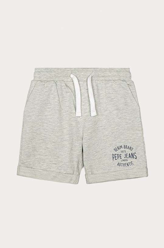 Pepe Jeans - Detské krátke nohavice Charlie 128-178 cm bavlna sivá PB800639