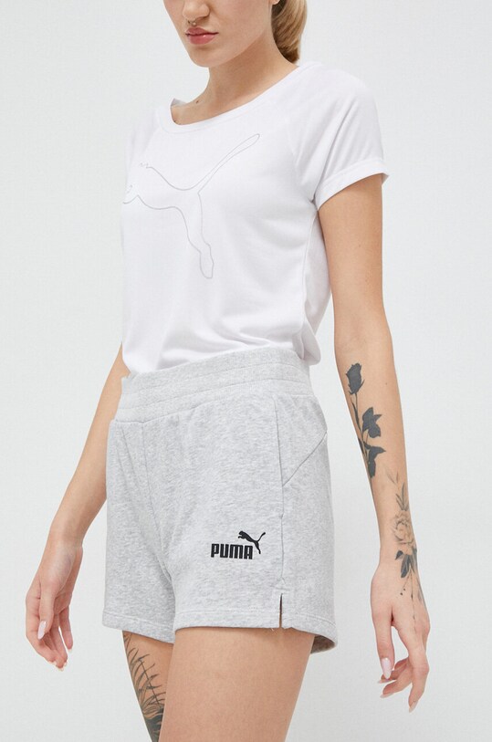 Puma Шорти гладкий сірий 586824