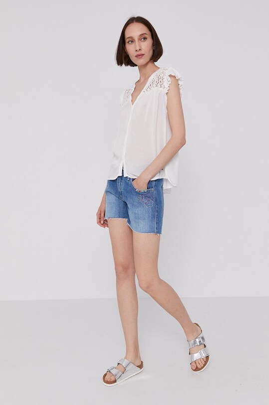 Kraťasy Pepe Jeans PL800942.000 modrá SS21