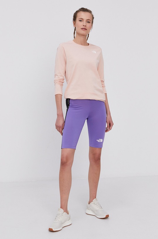 The North Face Szorty NF0A556AWQ71 fioletowy SS21