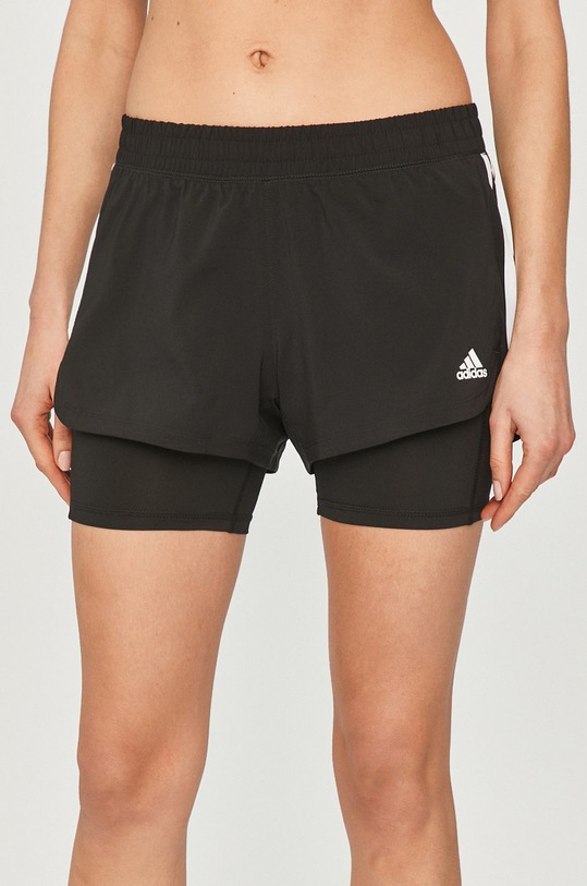 adidas Performance - Szorty GL7686 tkanina czarny GL7686