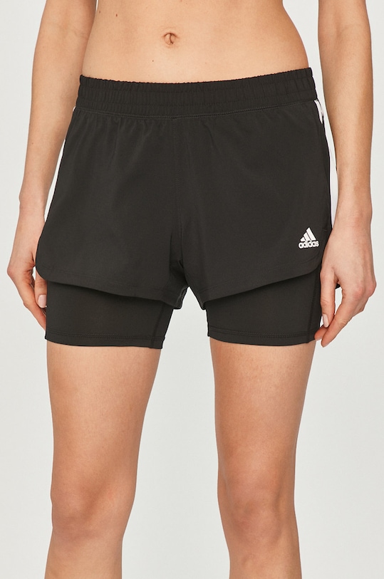 adidas Performance - Szorty GL7686 tkanina czarny GL7686