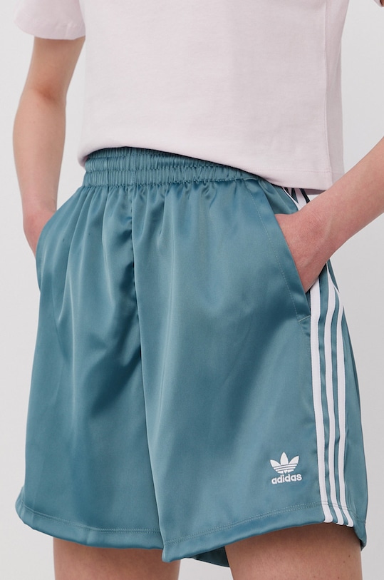 adidas Originals Szorty GN2775 z elastanem turkusowy GN2775