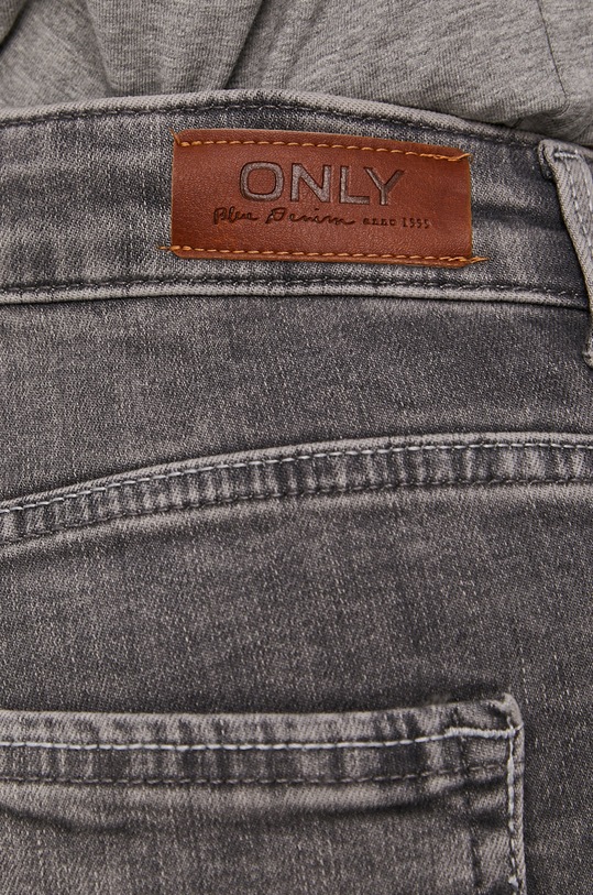 Only Szorty jeansowe szary 15196303