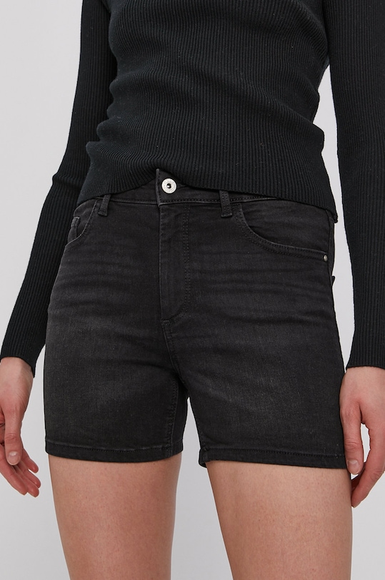 Only Szorty jeansowe 15196303 czarny AA00