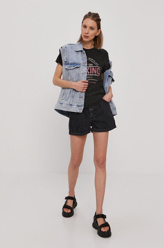 Τζιν σορτς Only 15200196 γκρί AA00