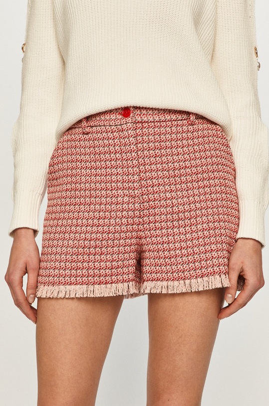 Pinko - Szorty dzianina czerwony 1G15RW.8425