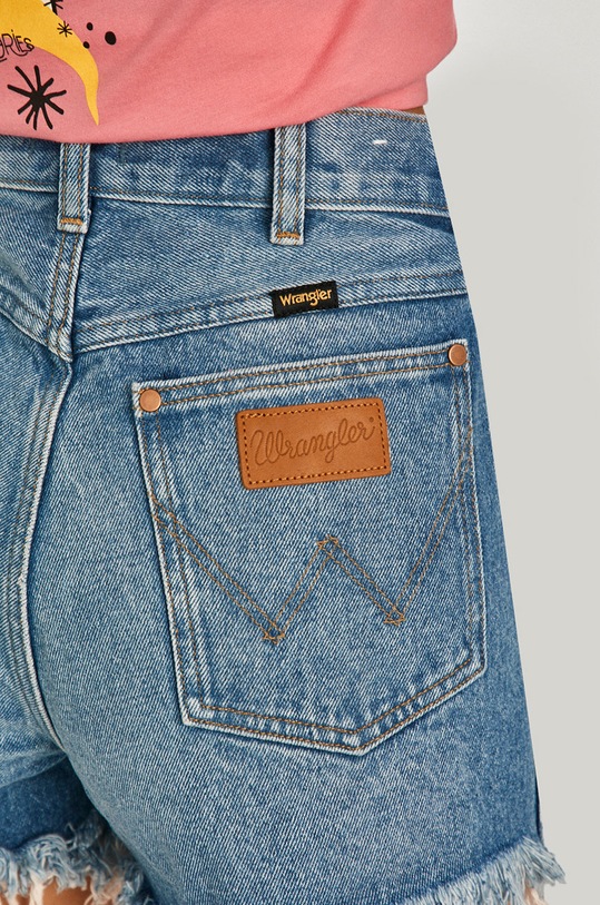 Wrangler Szorty jeansowe niebieski W26FMC256