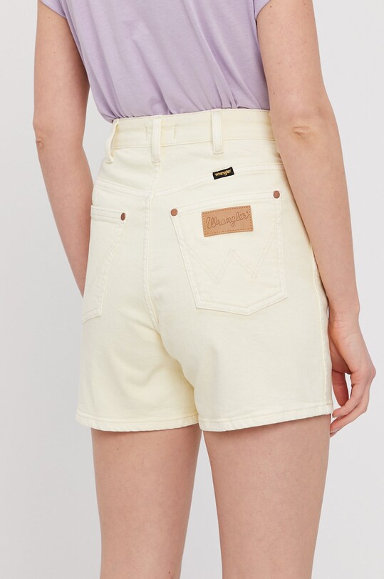 Odzież Wrangler Szorty jeansowe W22DMH29S żółty