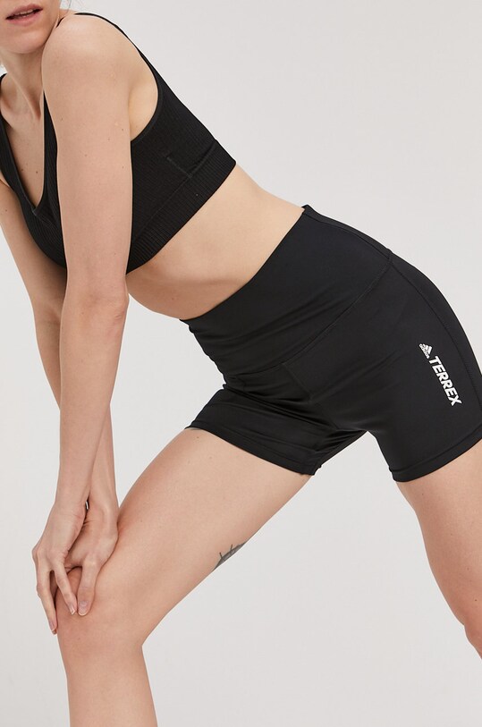Adidas Performance Pantaloni scurți GQ1369 tricotaj negru GQ1369