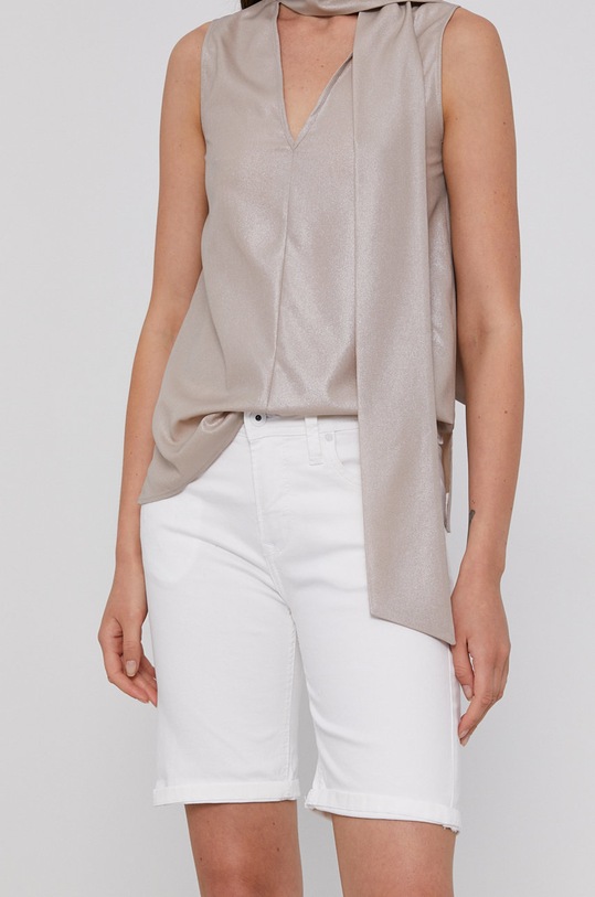 Pepe Jeans Szorty POPPY bawełna biały PL800493TA8.000