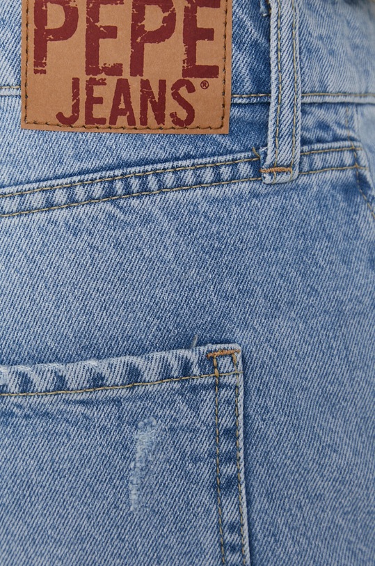 Pepe Jeans Szorty jeansowe bawełniane PL800847PB9.000 niebieski