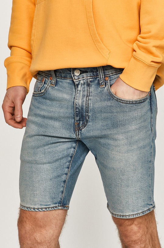 Rifľové krátke nohavice Levi's s elastanom modrá 39387.0019