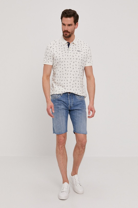Pepe Jeans Szorty PM800853.000 niebieski SS21