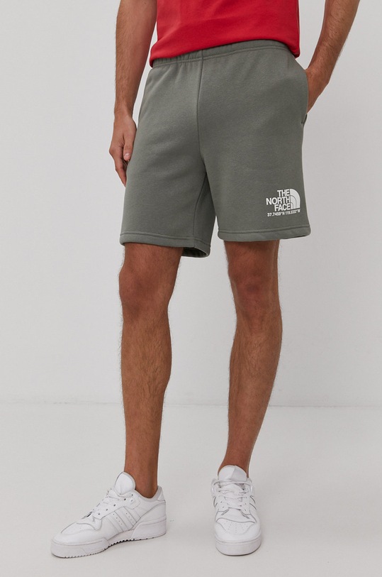 The North Face Szorty dzianina zielony NF0A55UUV381
