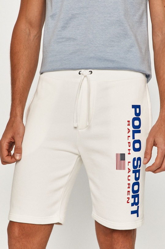 Šortky Polo Ralph Lauren pletenina biela 710835767002