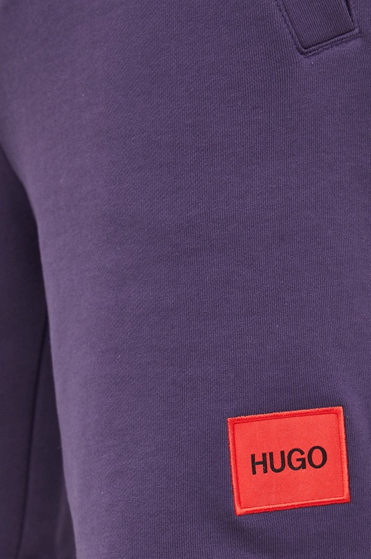 Bavlněné šortky Hugo fialová 50448937