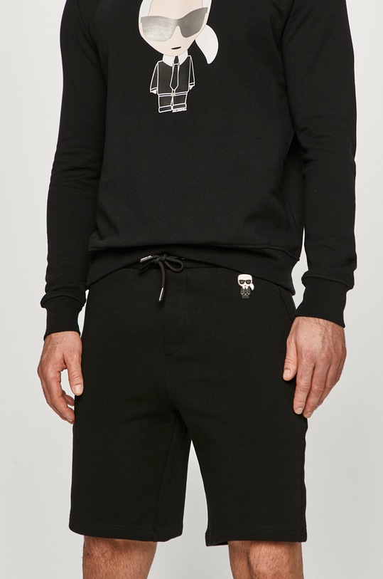 Karl Lagerfeld - Szorty 511900.705026 dzianina czarny 511900.705026