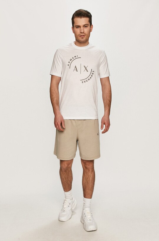 Armani Exchange Pantaloni scurți 3KZSFN.ZJ8FZ gri SS21