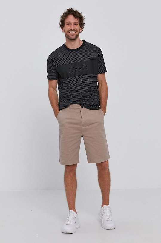 AllSaints Szorty MT011V beżowy SS21