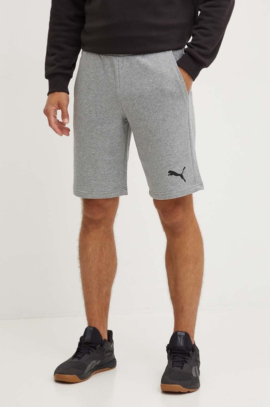 Puma шорты трикотаж серый 586709