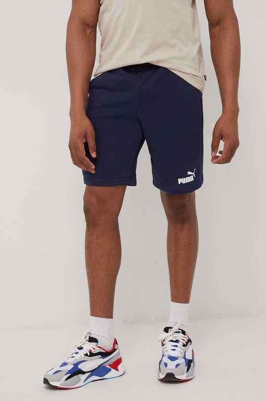Puma Kratke hlače 586709 mornarsko plava AW24