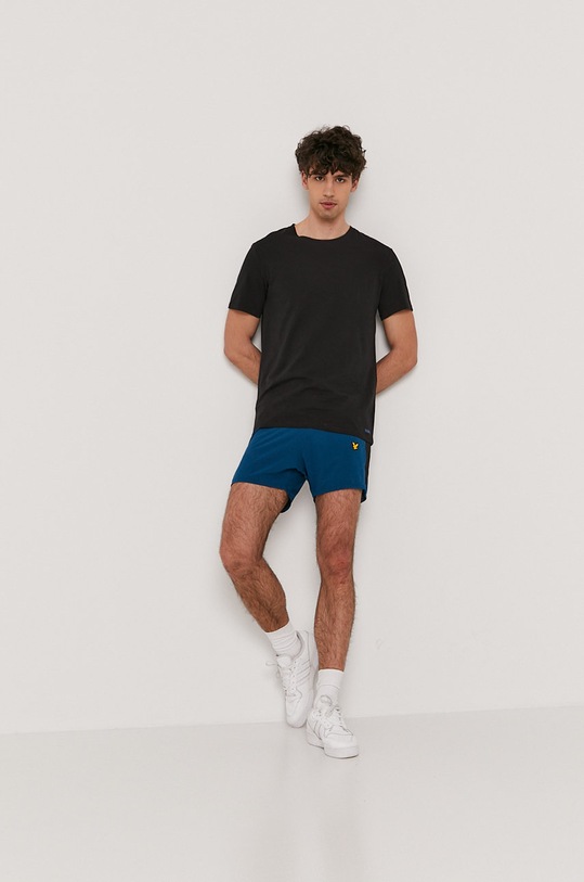 Σορτς Lyle & Scott SH1261SP.Z780 τιρκουάζ SS21
