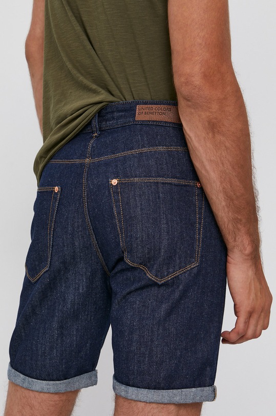 Oblečení Džínové šortky United Colors of Benetton 4AW759528.905 námořnická modř