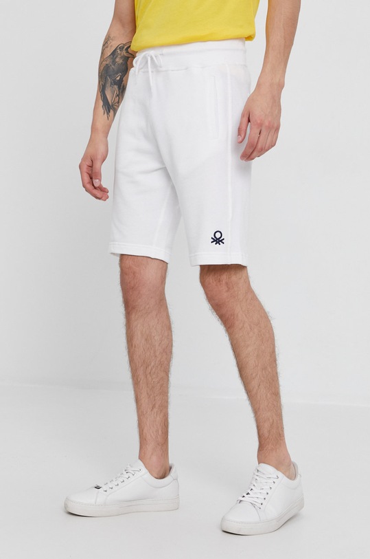 Šortky United Colors of Benetton bavlna biela 3J68P0474.101