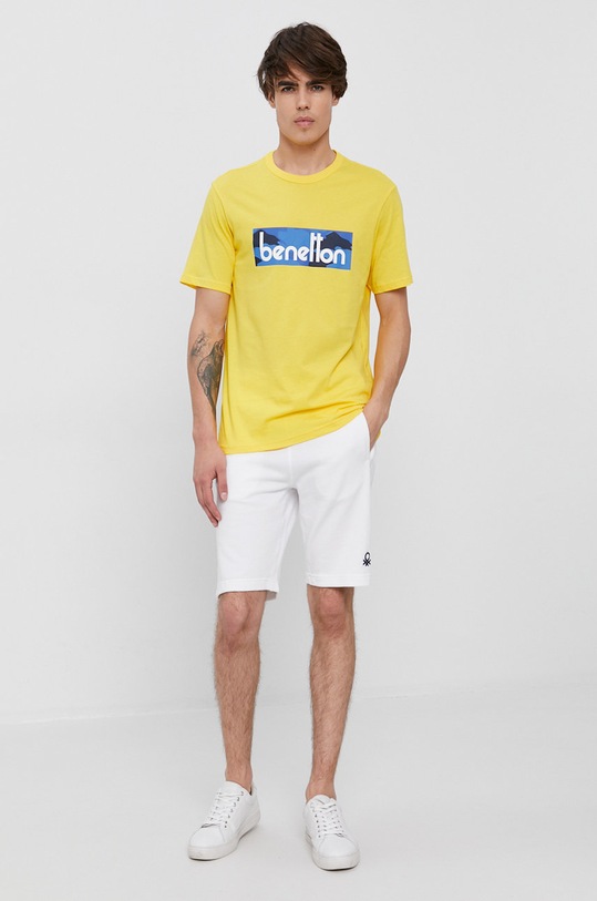 Šortky United Colors of Benetton 3J68P0474.101 biela SS21
