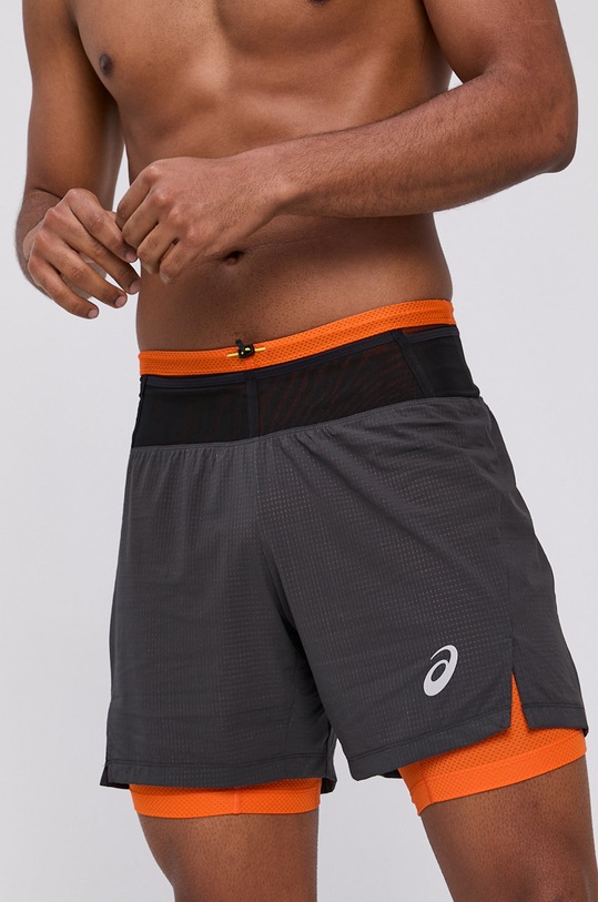 Asics Szorty 2011B898 szary SS21