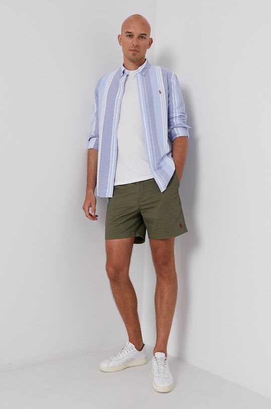 Kratke hlače Polo Ralph Lauren 710644995032 zelena SS21