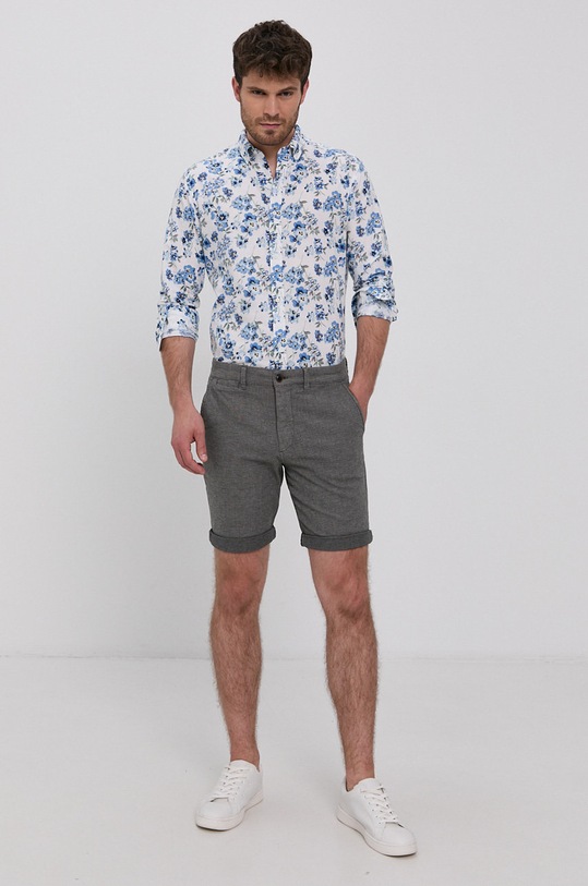 Kraťasy Jack & Jones 12183665.SilverBirc zelená SS21