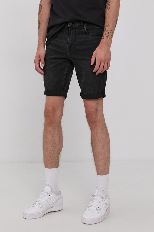 Only & Sons Szorty jeansowe tkanina szary 22019064.BlackDenim