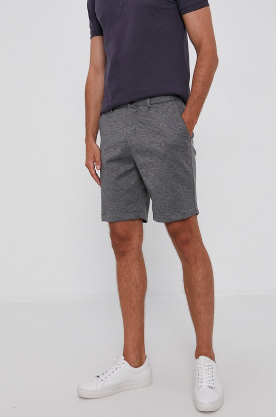 Selected Homme Szorty z elastanem szary 16078869.MediumGrey