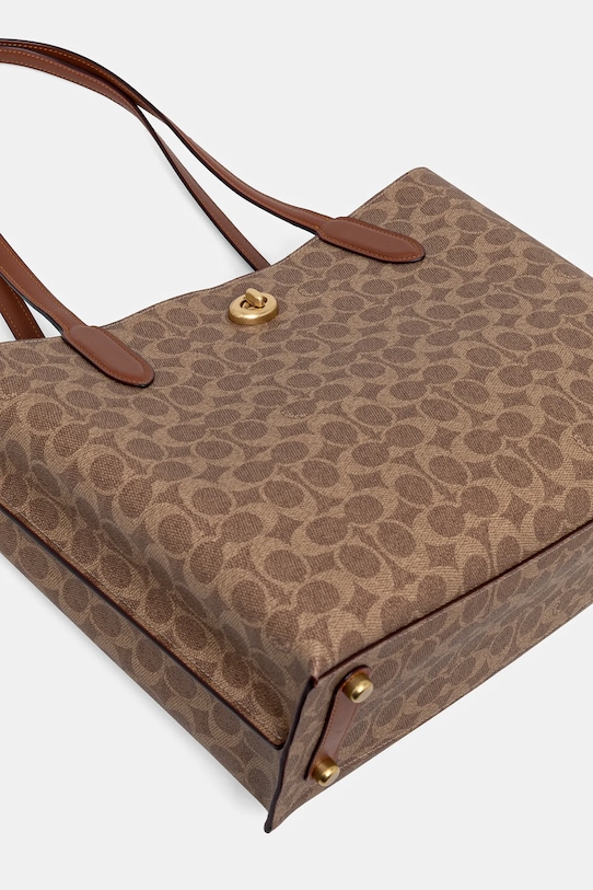 Coach torebka skórzana brązowy C0693