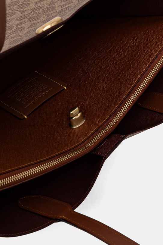 Coach leather handbag C0693 brown