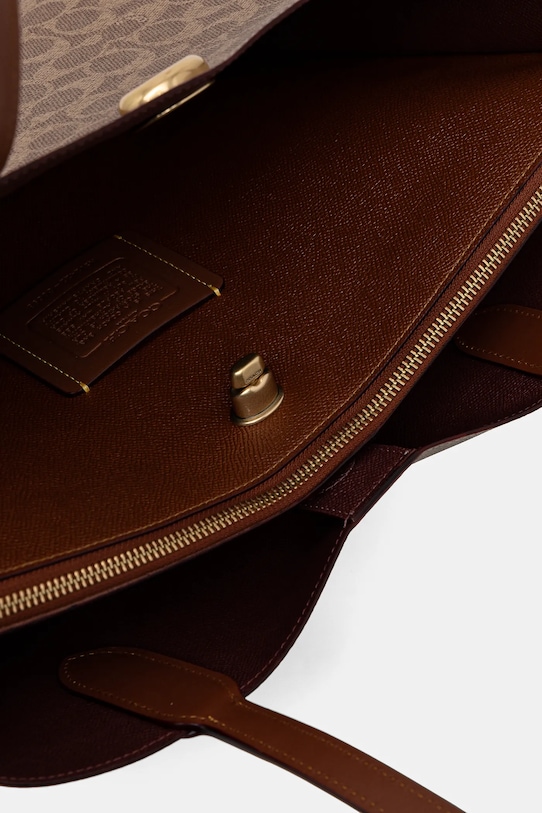 Coach torebka skórzana C0693 brązowy