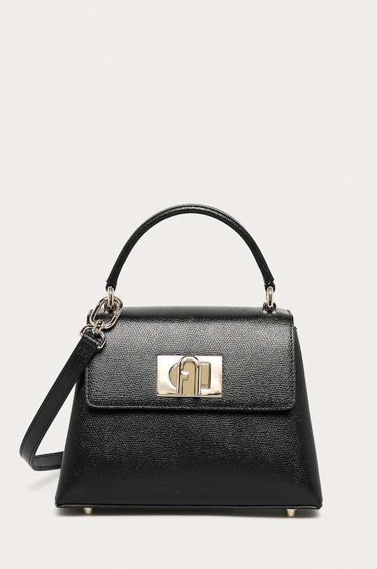 Furla - Kožená kabelka 1927 přírodní kůže černá WB00109.ARE000.O6000