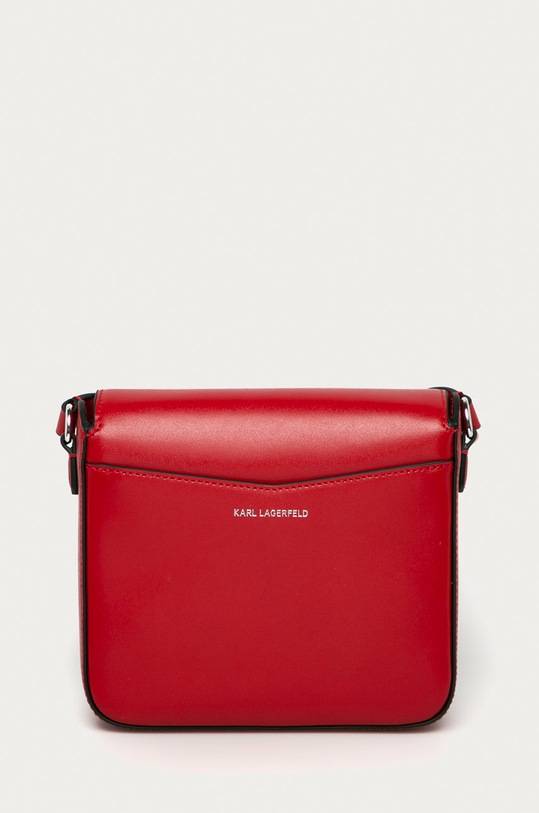 Accesorii Karl Lagerfeld - Poseta de piele 205W3182 rosu