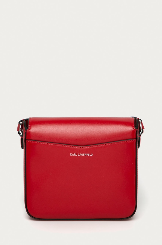 Akcesoria Karl Lagerfeld - Torebka skórzana 205W3182 205W3182 czerwony