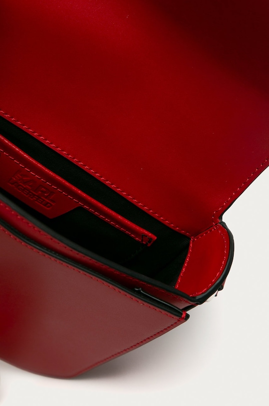 Karl Lagerfeld - Torebka skórzana 205W3182 205W3182 czerwony