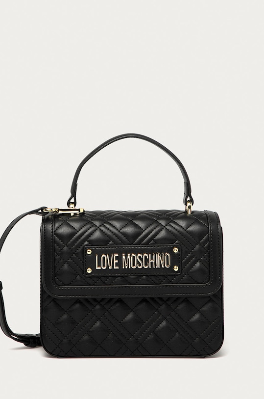 Τσάντα Love Moschino απομίμηση λείου δέρματος μαύρο JC4279PP0CKN0000