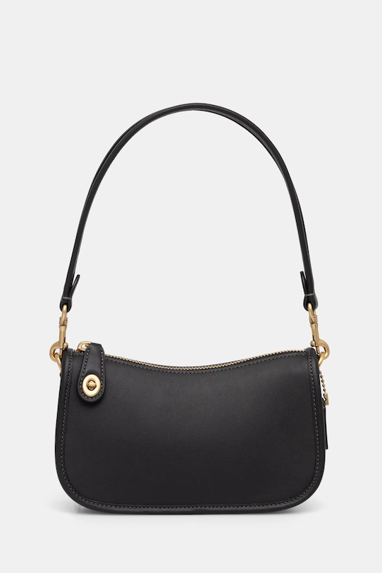 Coach Kožená kabelka přírodní kůže černá C2643