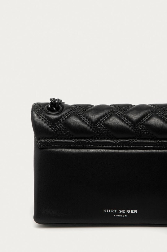 Kurt Geiger London - Kožená kabelka Kensington čierna 7376600109
