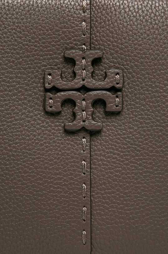 Tory Burch - Kožená kabelka 64447 šedá SS21