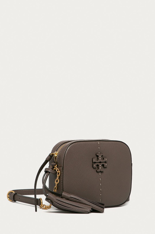 Doplňky Tory Burch - Kožená kabelka 64447 šedá