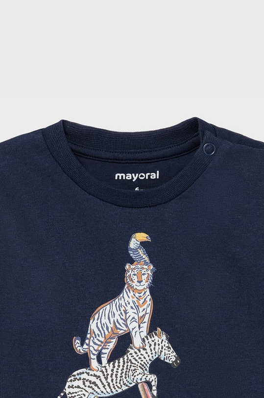 Chłopiec Mayoral - T-shirt dziecięcy 1002.3B.BABY granatowy