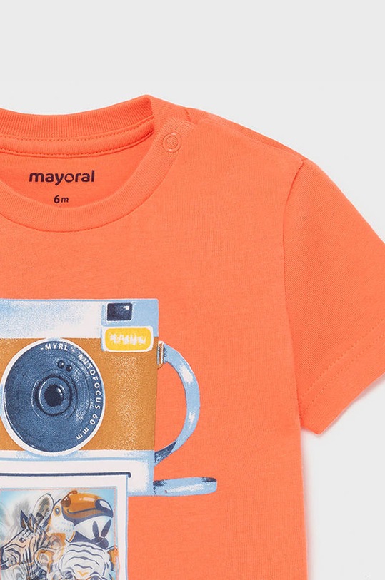 Chłopiec Mayoral - T-shirt dziecięcy 1003.3B.BABY różowy