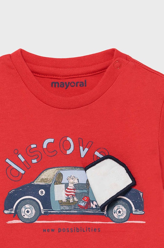 Băieți Mayoral - Tricou copii 1006.3E.BABY rosu